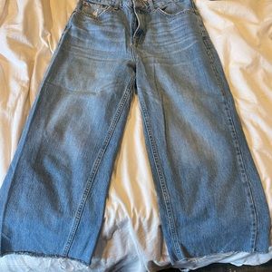 Wide leg jeans
